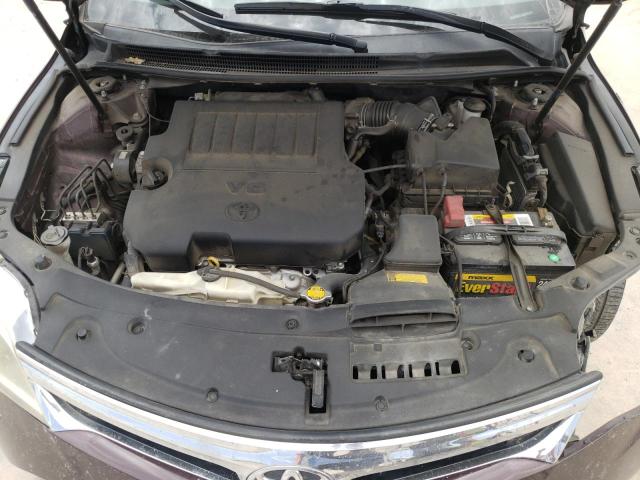 4T1BK1EB9DU038663 - 2013 TOYOTA AVALON BASE Bənövşəyi foto 11