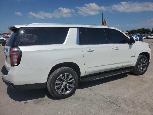 1GNSCCKD1NR110888 - 2022 CHEVROLET SUBURBAN C1500 LT WHITE photo 3