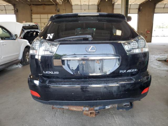 JTJHW31U460006278 - 2006 LEXUS RX 400 BLACK photo 6