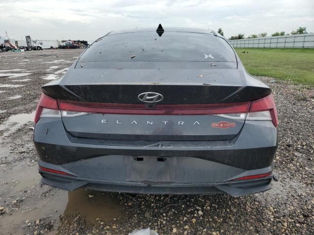 5NPLM4AG2MH006833 - 2021 HYUNDAI ELANTRA SEL GRAY photo 6