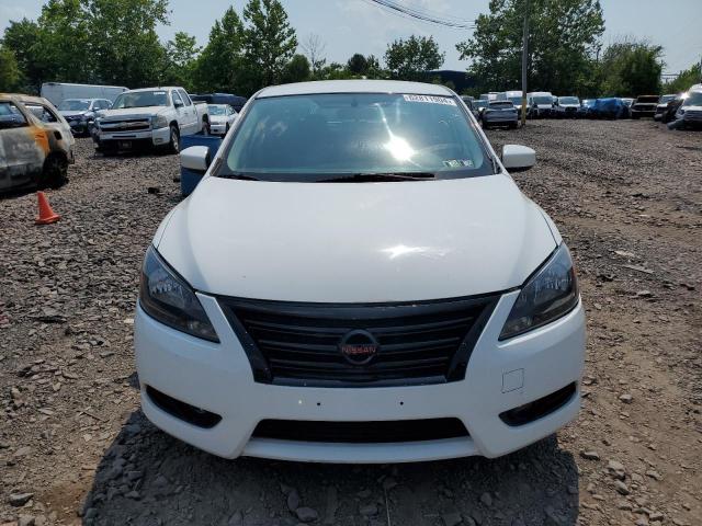 3N1AB7AP9FL664007 - 2015 NISSAN SENTRA S WHITE photo 5