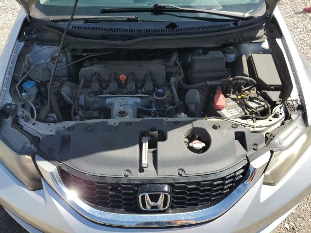 19XFB2F90EE052717 - 2014 HONDA CIVIC EXL Արծաթագույն լուսանկար 11