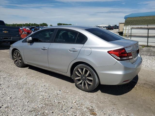19XFB2F90EE052717 - 2014 HONDA CIVIC EXL Արծաթագույն լուսանկար 2