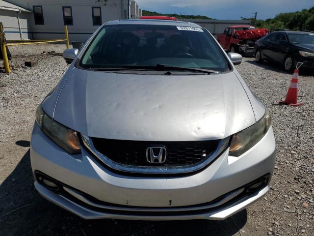 19XFB2F90EE052717 - 2014 HONDA CIVIC EXL Արծաթագույն լուսանկար 5