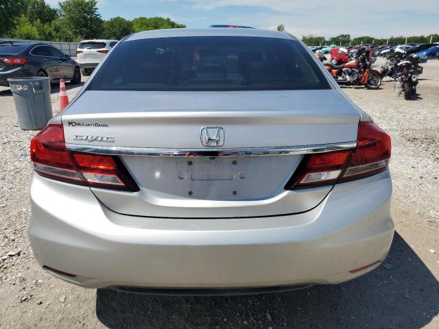 19XFB2F90EE052717 - 2014 HONDA CIVIC EXL Արծաթագույն լուսանկար 6