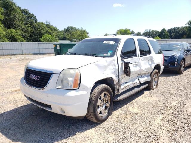 1GKEC33349R286646 - 2009 GMC YUKON SLT WHITE photo 1