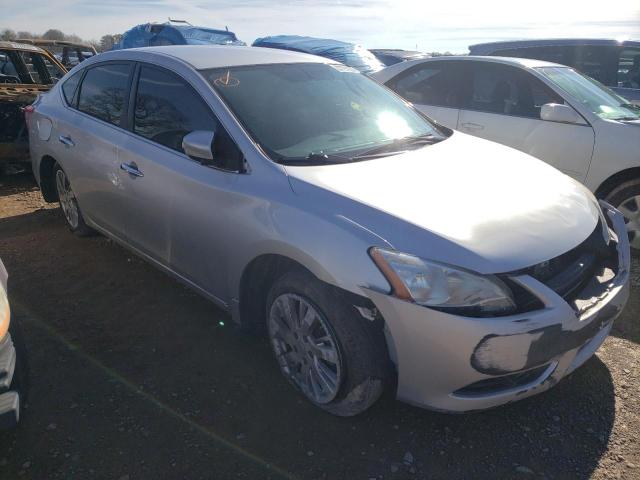 3N1AB7AP0DL622077 - 2013 NISSAN SENTRA S SILVER photo 4