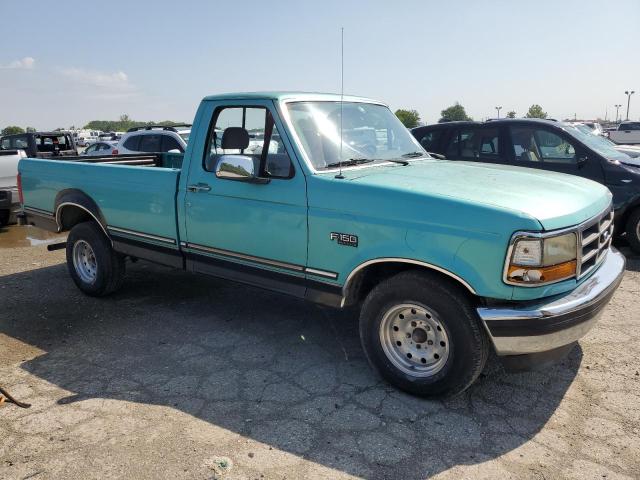 1FTEF15N3SNB12473 - 1995 FORD F150 TURQUOISE photo 4