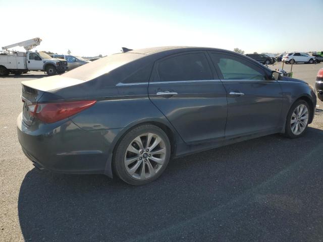 5NPEC4AB5CH399743 - 2012 HYUNDAI SONATA SE GRAY photo 3