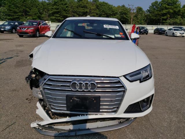 WAUENAF49KN010777 - 2019 AUDI A4 PREMIUM PLUS WHITE photo 5