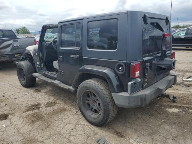 1J8GA59117L169014 - 2007 JEEP WRANGLER SAHARA BLACK photo 2