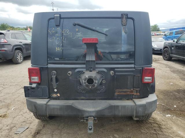 1J8GA59117L169014 - 2007 JEEP WRANGLER SAHARA BLACK photo 6