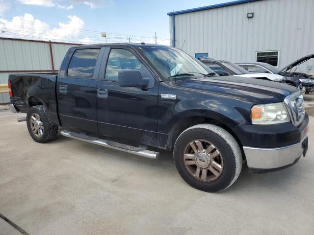 1FTRW12W58FA50625 - 2008 FORD F150 SUPERCREW BLACK photo 4