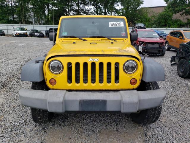 1J4FA24168L595754 - 2008 JEEP WRANGLER X YELLOW photo 5