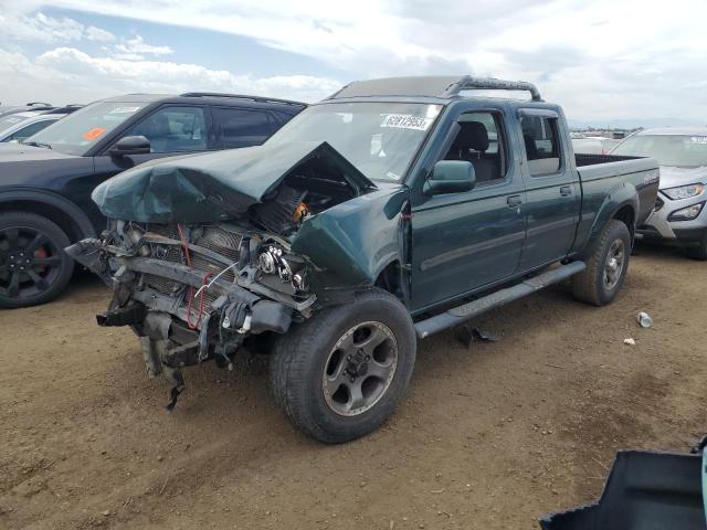 1N6MD29Y02C304213 - 2002 NISSAN FRONTIER CREW CAB SC GREEN photo 1