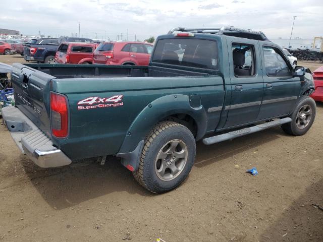 1N6MD29Y02C304213 - 2002 NISSAN FRONTIER CREW CAB SC GREEN photo 3