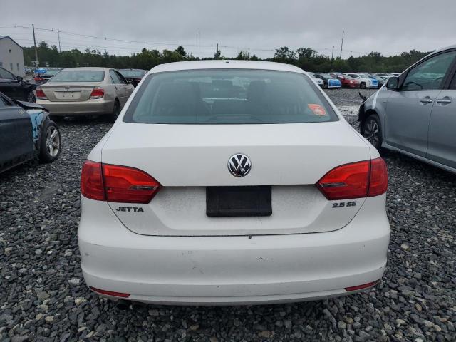 3VWDZ7AJ4BM302816 - 2011 VOLKSWAGEN JETTA SE Սպիտակ լուսանկար 6