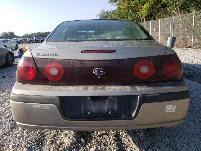 2G1WF52K639244341 - 2003 CHEVROLET IMPALA TAN photo 6