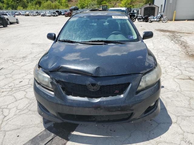 2T1BU40E69C107623 - 2009 TOYOTA COROLLA BASE BLACK photo 5