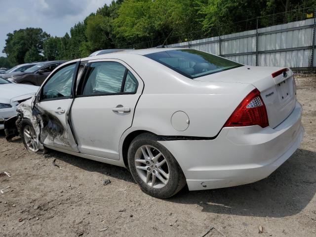 3FAHP0GA3AR179171 - 2010 FORD FUSION S WHITE photo 2