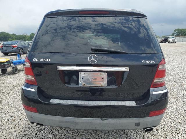 4JGBF71E67A210788 - 2007 MERCEDES-BENZ GL 450 4MATIC BLACK photo 6