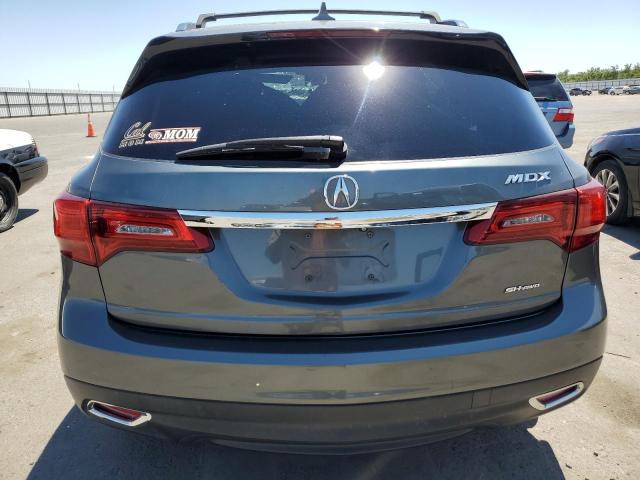 5FRYD4H47EB001076 - 2014 ACURA MDX TECHNOLOGY CHARCOAL photo 6