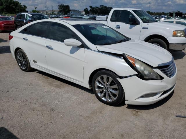 5NPEC4ACXBH061276 - 2011 HYUNDAI SONATA SE WHITE photo 4