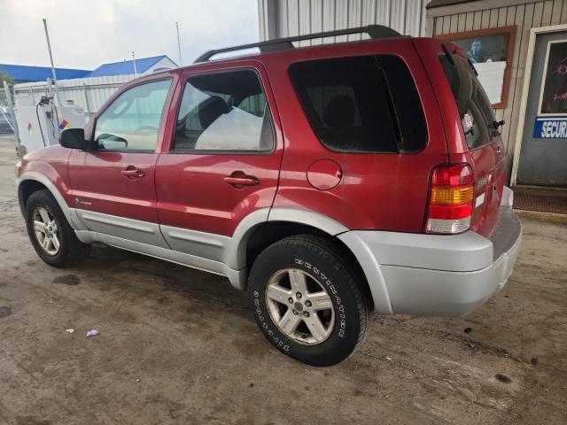 1FMCU49HX7KA66728 - 2007 FORD ESCAPE HEV MAROON photo 2