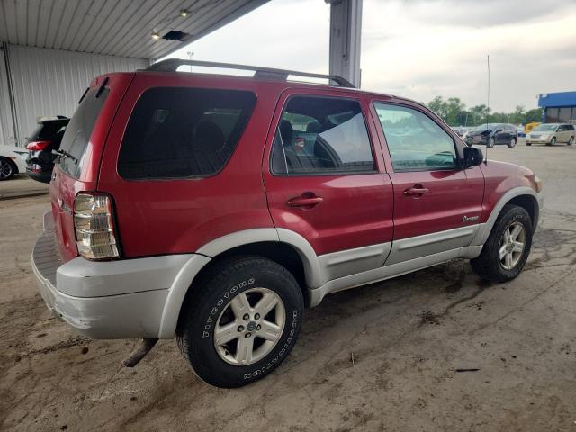1FMCU49HX7KA66728 - 2007 FORD ESCAPE HEV MAROON photo 3
