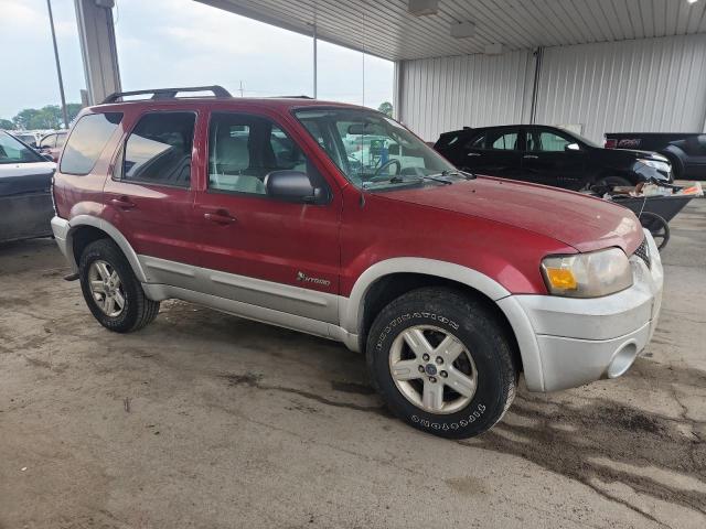 1FMCU49HX7KA66728 - 2007 FORD ESCAPE HEV MAROON photo 4
