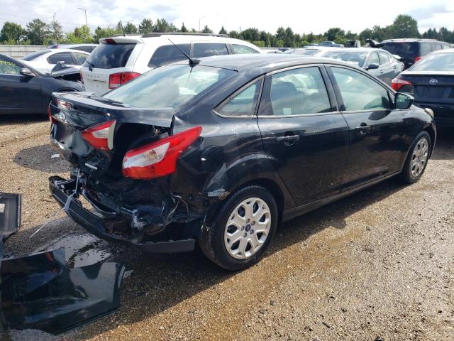 1FAHP3F21CL420903 - 2012 FORD FOCUS SE BLACK photo 3