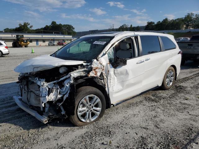 5TDDSKFC3NS056253 - 2022 TOYOTA SIENNA XSE WHITE photo 1