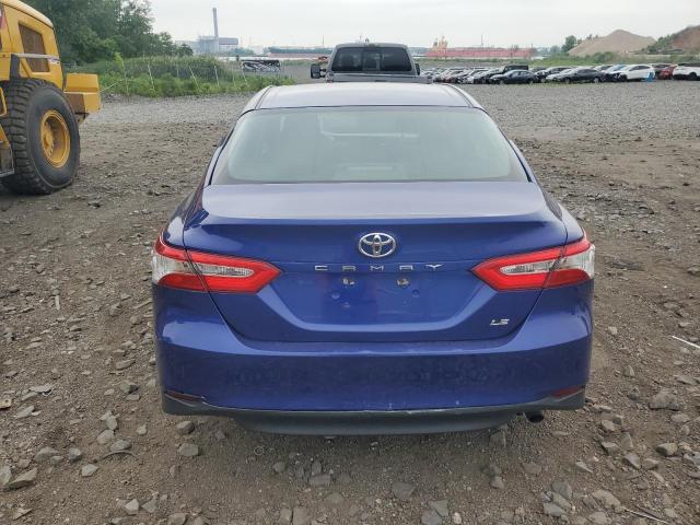 4T1B11HK9JU611376 - 2018 TOYOTA CAMRY L BLUE photo 6