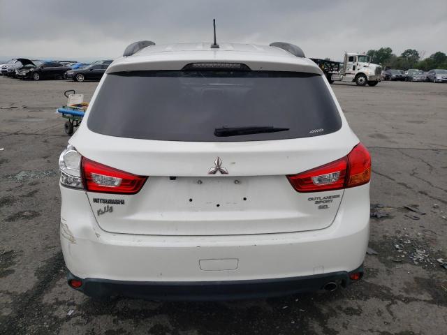 JA4AR4AW7GZ056294 - 2016 MITSUBISHI OUTLANDER SEL WHITE photo 6