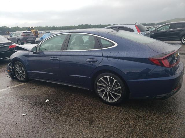 5NPEH4J27NH150025 - 2022 HYUNDAI SONATA LIMITED BLUE photo 2