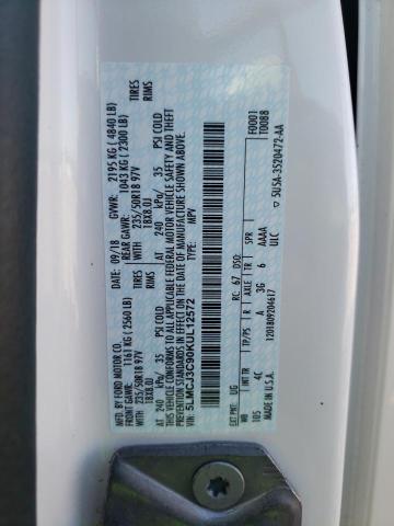 5LMCJ3C90KUL12572 - 2019 LINCOLN MKC RESERVE WHITE photo 13