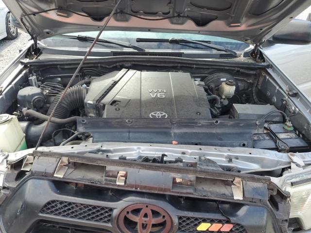 3TMJU4GN2FM175566 - 2015 TOYOTA TACOMA DOUBLE CAB PRERUNNER SILVER photo 11