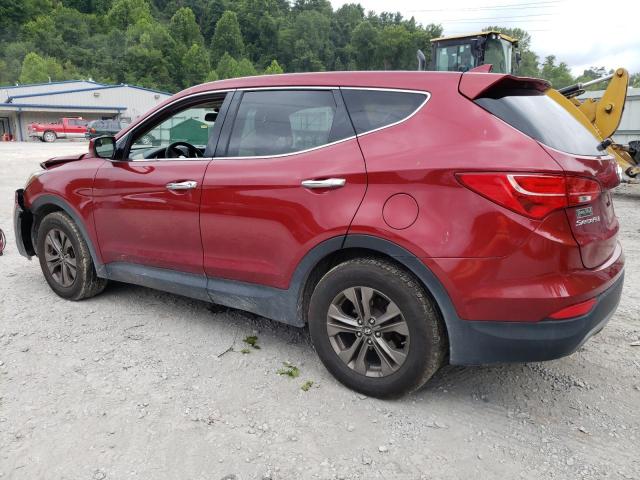 5XYZTDLB8FG234814 - 2015 HYUNDAI SANTA FE S RED photo 2