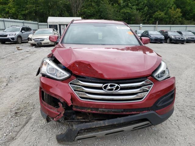 5XYZTDLB8FG234814 - 2015 HYUNDAI SANTA FE S RED photo 5