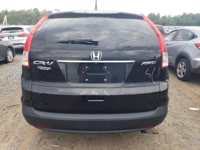 2HKRM4H76EH706033 - 2014 HONDA CR-V EXL BLACK photo 6