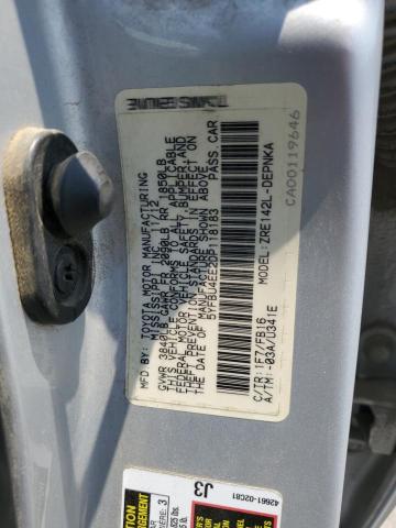 5YFBU4EE2DP118183 - 2013 TOYOTA COROLLA BASE SILVER photo 12