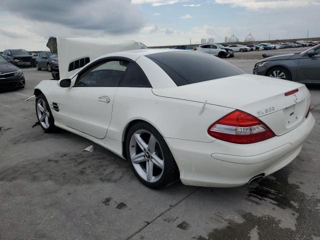 WDBSK75F75F102360 - 2005 MERCEDES-BENZ SL 500 WHITE photo 2