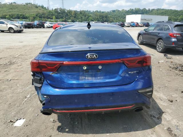 3KPF44AC3ME332610 - 2021 KIA FORTE GT BLUE photo 6