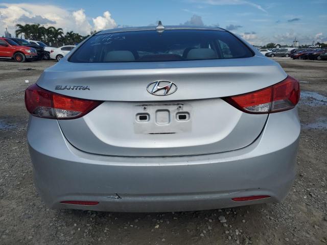 KMHDH4AE1BU151741 - 2011 HYUNDAI ELANTRA GLS SILVER photo 6