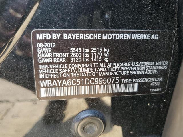 WBAYA6C51DC995075 - 2013 BMW 740 I BLACK photo 12