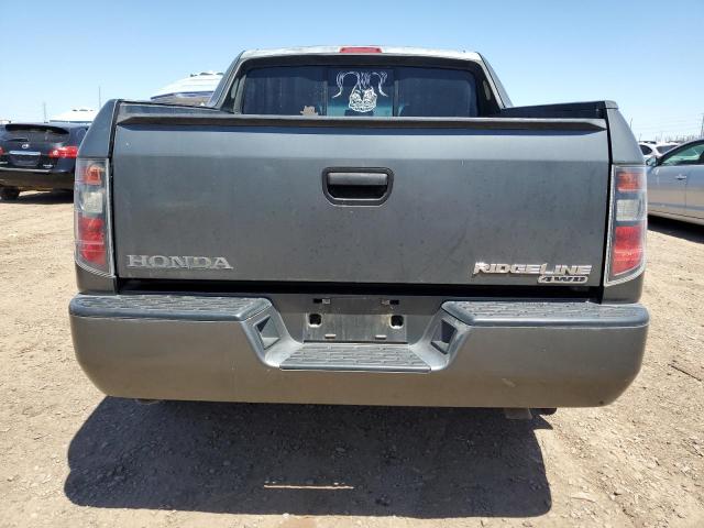 2HJYK16297H510618 - 2007 HONDA RIDGELINE RT GRAY photo 6