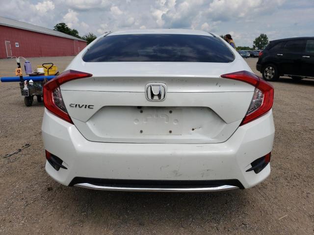 2HGFC2F74LH001509 - 2020 HONDA CIVIC EX WHITE photo 6