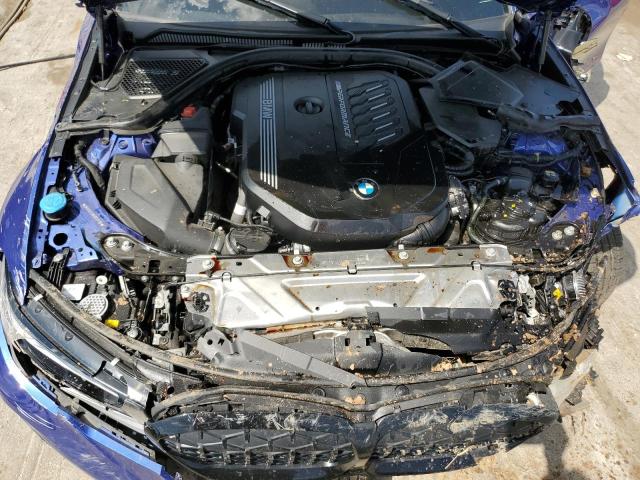 3MW5U7J08N8C46760 - 2022 BMW M340I BLUE photo 11