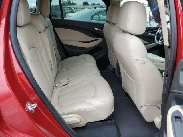 LRBFXBSA9HD044301 - 2017 BUICK ENVISION ESSENCE RED photo 10