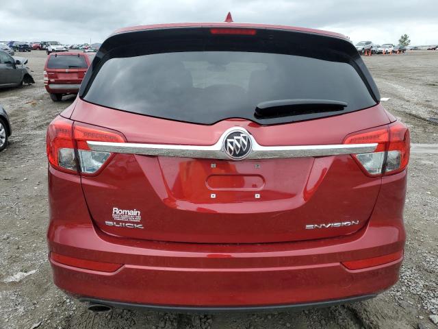 LRBFXBSA9HD044301 - 2017 BUICK ENVISION ESSENCE RED photo 6